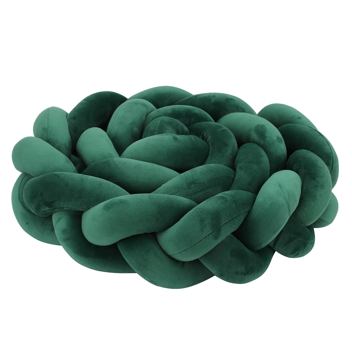 1-4M Baby Bed Bumper for Cribs Boy Girl Baby Bedside Protector Knotted Braided Cot Room Decor