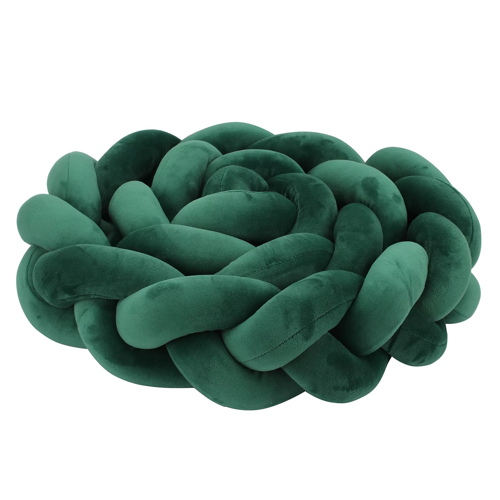 1-4M Baby Bed Bumper for Cribs Boy Girl Baby Bedside Protector Knotted Braided Cot Room Decor