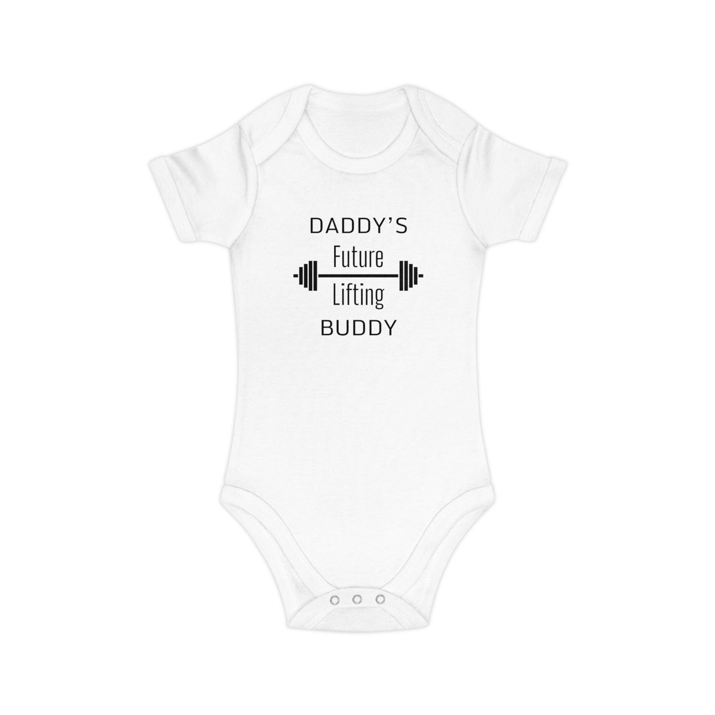 "Daddy's Future Lifting Buddy" witziges Fitness Baby Outfit