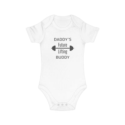 "Daddy's Future Lifting Buddy" witziges Fitness Baby Outfit