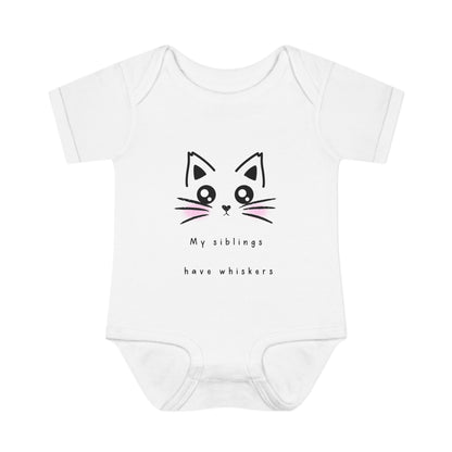 "My siblings have whiskers" Baby Body
