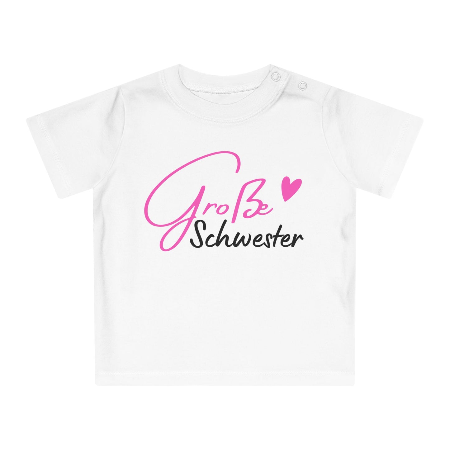T-Shirt „Große Schwester" – Süßes Geschwister-Shirt für Mädchen
