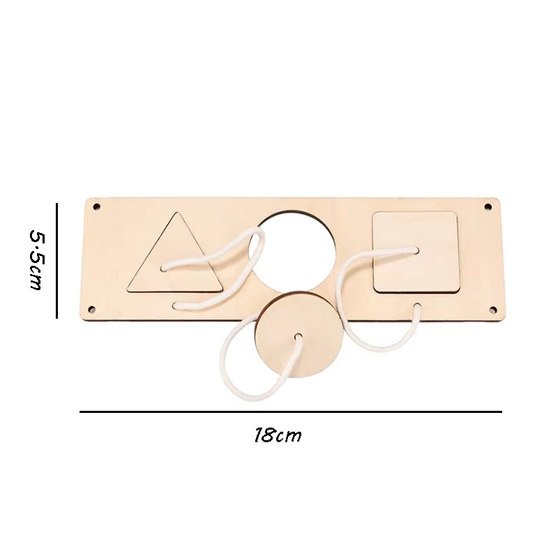 Montessori Busy Board DIY Accessories Wooden Toys Busyboard Baby Fine Motor Skills Activity Board Educational Toys for Children