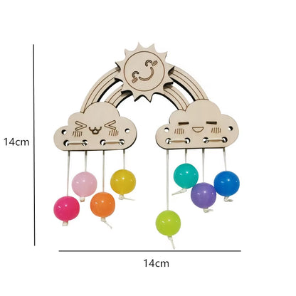 Montessori Busy Board DIY Accessories Wooden Toys Busyboard Baby Fine Motor Skills Activity Board Educational Toys for Children