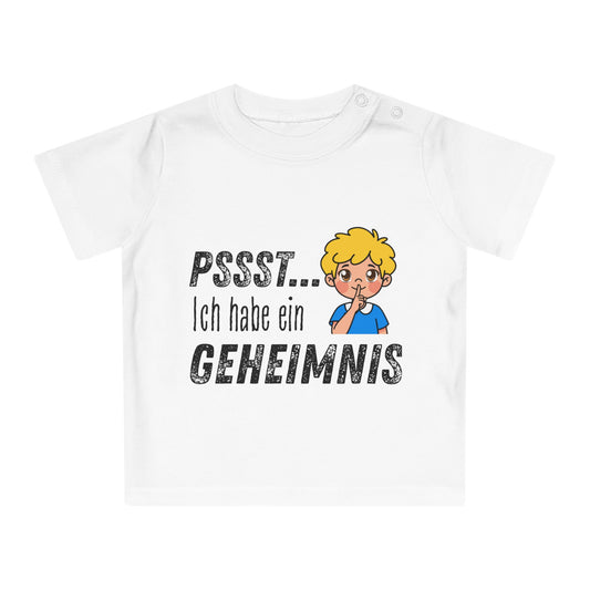 T-Shirt „Pssst... Ich habe ein Geheimnis – Ich werde bald großer Bruder" – Süßes Schwangerschafts-Ankündigungs-Shirt für Jungen