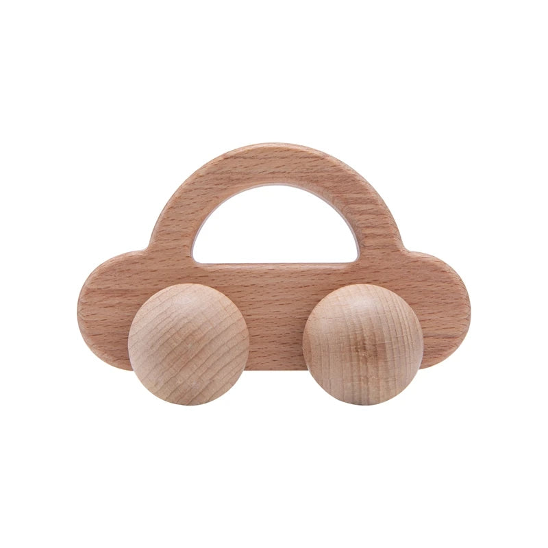 Wooden Child Block for Babies BPA Free Organic Beech Animal Shape Baby Toy Car Montessori Toys Brain Game Handmade Crafts Gifts