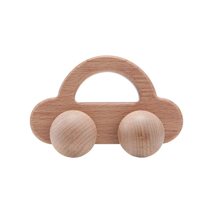 Wooden Child Block for Babies BPA Free Organic Beech Animal Shape Baby Toy Car Montessori Toys Brain Game Handmade Crafts Gifts