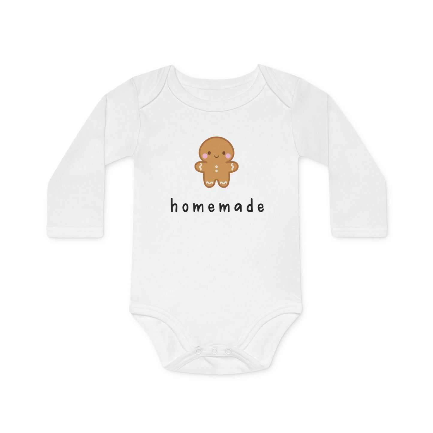 'Homemade' Baby Bodysuit aus Bio-Baumwolle Langarm-Outfit