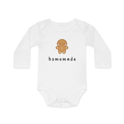 'Homemade' Baby Bodysuit aus Bio-Baumwolle Langarm-Outfit