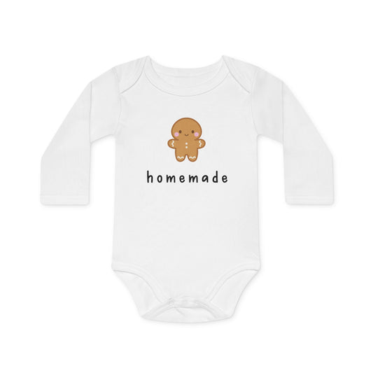 'Homemade' Baby Bodysuit aus Bio-Baumwolle Langarm-Outfit