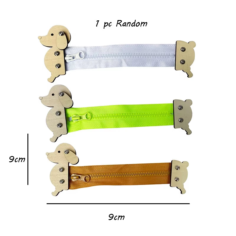 Montessori Busy Board DIY Accessories Wooden Toys Busyboard Baby Fine Motor Skills Activity Board Educational Toys for Children