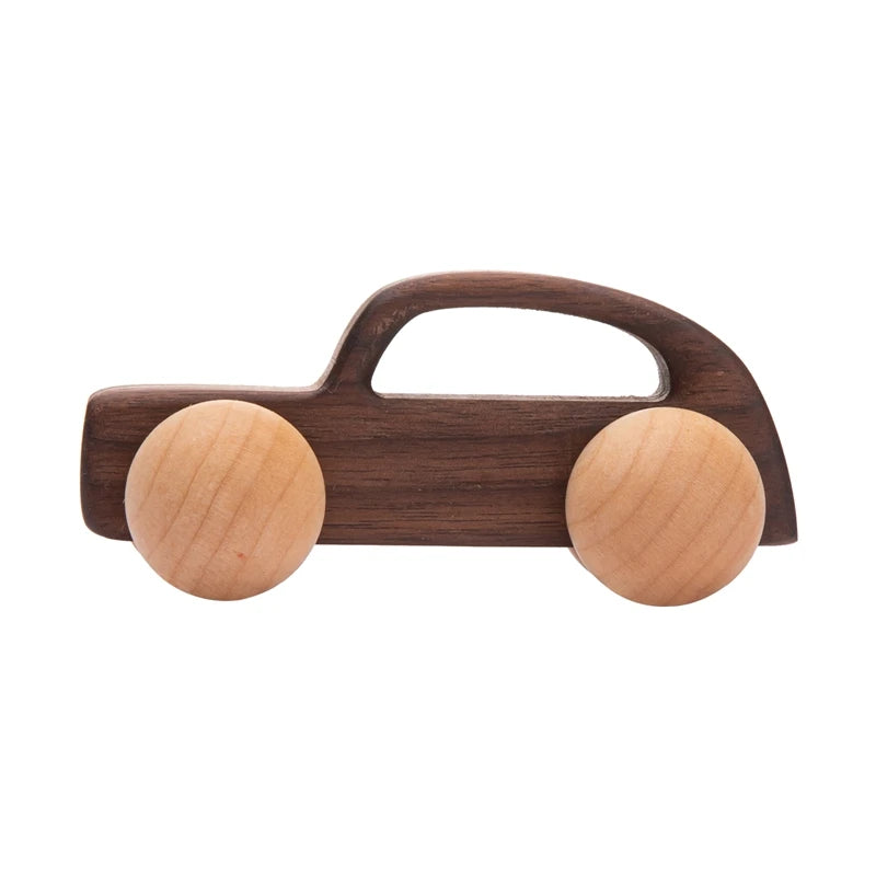 Wooden Child Block for Babies BPA Free Organic Beech Animal Shape Baby Toy Car Montessori Toys Brain Game Handmade Crafts Gifts
