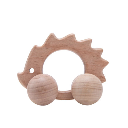 Wooden Child Block for Babies BPA Free Organic Beech Animal Shape Baby Toy Car Montessori Toys Brain Game Handmade Crafts Gifts