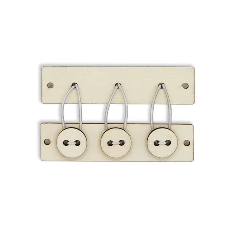 Montessori Busy Board DIY Accessories Wooden Toys Busyboard Baby Fine Motor Skills Activity Board Educational Toys for Children